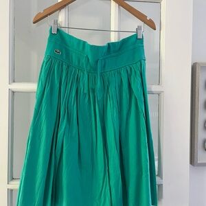 Lacoste Teal Pleated Skirt
